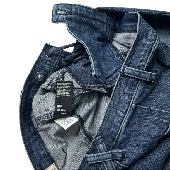 We The Free Eva Denim High Rise Lace Up Bootcut Womens Jeans Size 25 - Picture 8 of 10